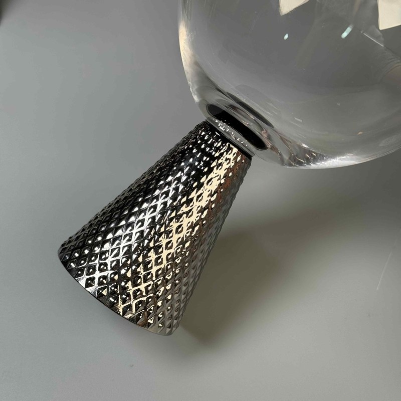 คุณภาพ Electroplate Diamond Base Wine Glass Set โรงงาน