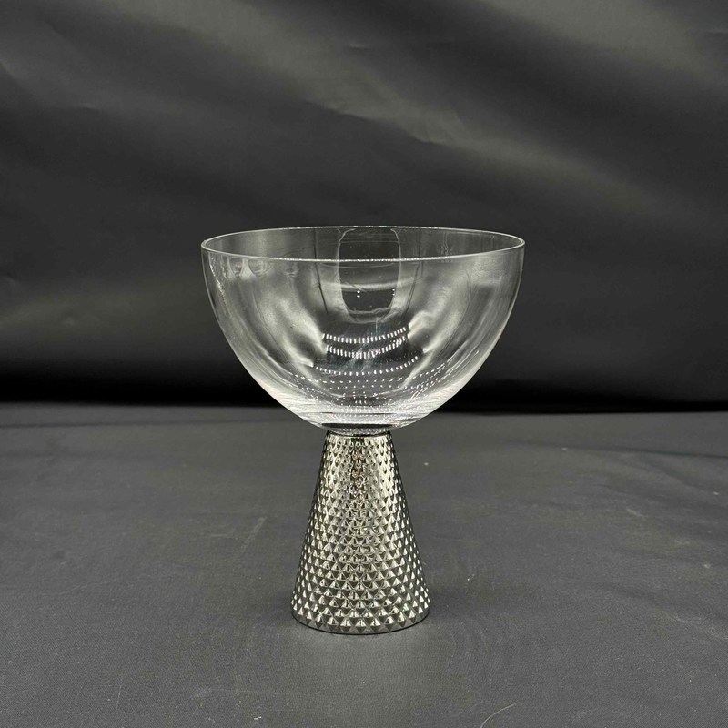 คุณภาพ Electroplate Diamond Base Wine Glass Set โรงงาน
