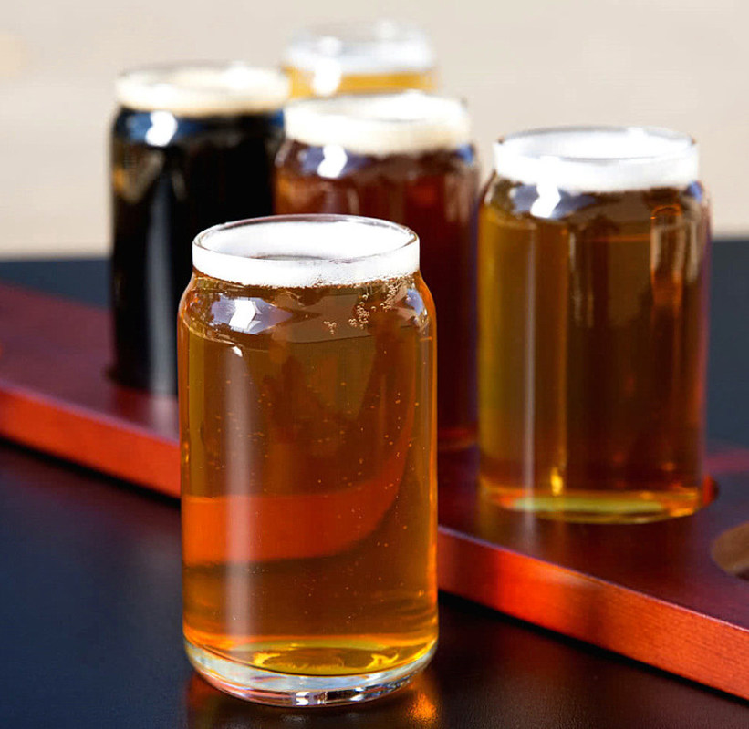 คุณภาพ 250ml Customize Craft Beer Glasses With Logo Printing โรงงาน