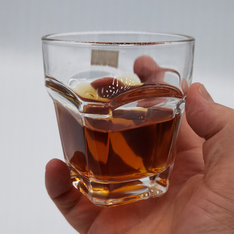 คุณภาพ Transparent Square Bottom 10 Oz Whiskey Glasses For Home โรงงาน