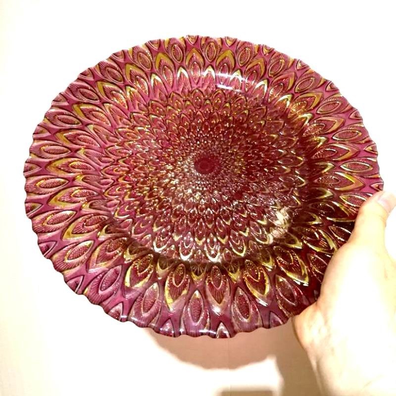 คุณภาพ Glass Charger Platesm For Wedding โรงงาน