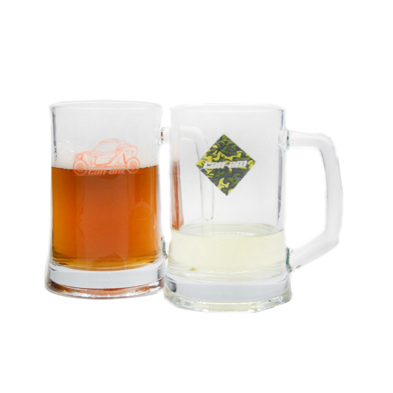 คุณภาพ 23oz Heavy Duty Beer Stein Decorated Craft Beer Glasses โรงงาน