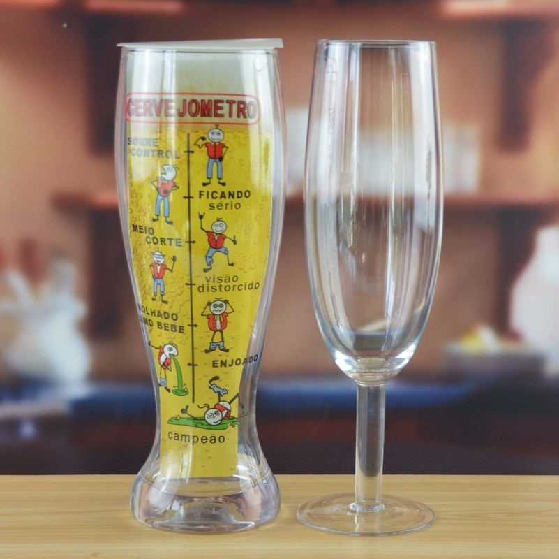คุณภาพ Decorative 55oz SGS Certificate Craft Beer Glasses โรงงาน