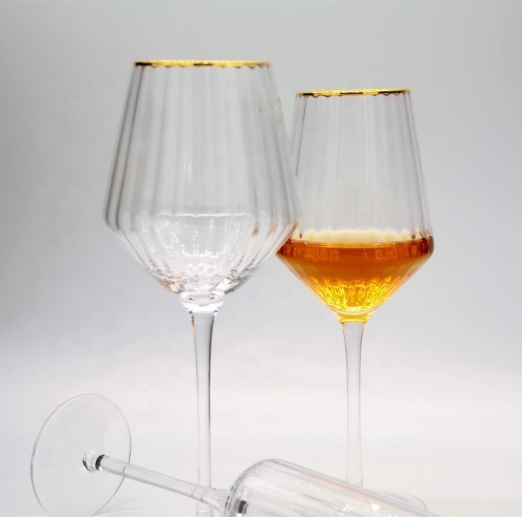คุณภาพ 16OZ Crystal Wine Glass โรงงาน