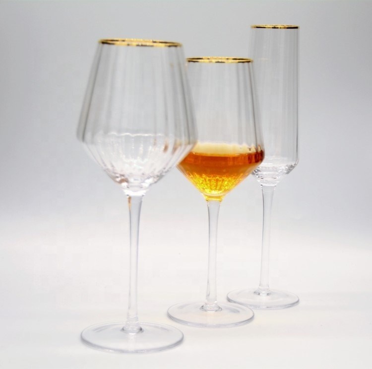 คุณภาพ 16OZ Crystal Wine Glass โรงงาน