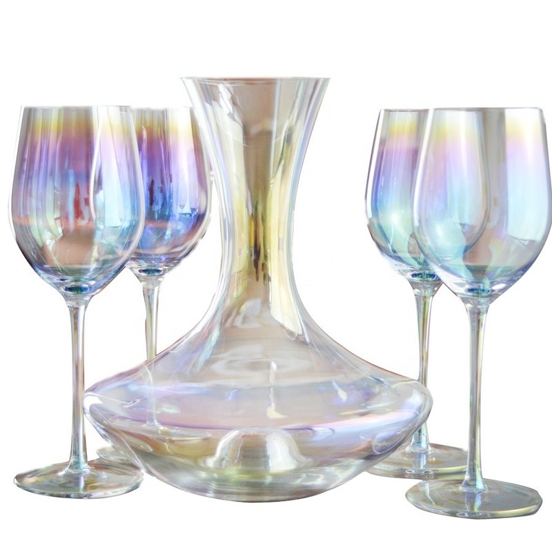 คุณภาพ Hand Blown Crystal Wine Glass Set โรงงาน