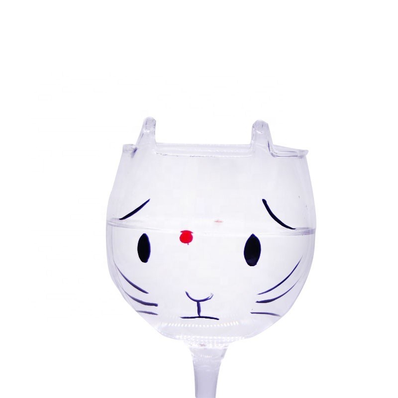 คุณภาพ Cat Shaped 400ml Crystal Balloon 14 Oz Wine Glasses โรงงาน