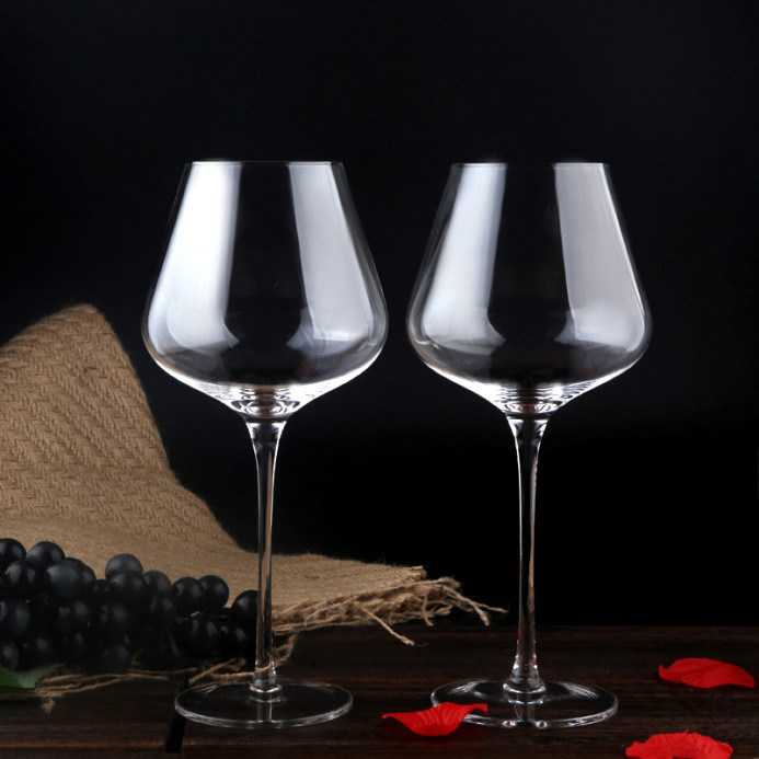 คุณภาพ Hand Blowned Thin Wall Lead Free Crystal Wine Glass โรงงาน