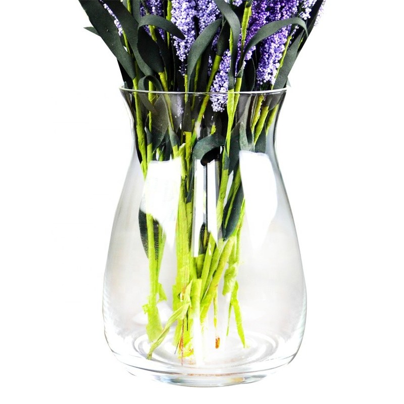 คุณภาพ Rainbow Decorative Glass Vase โรงงาน