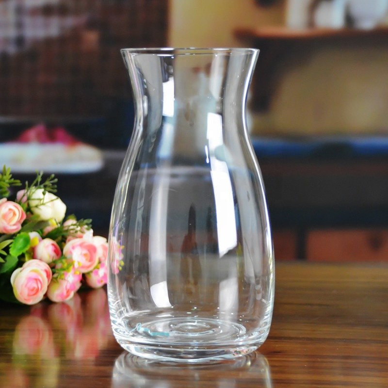 คุณภาพ Rainbow Decorative Glass Vase โรงงาน