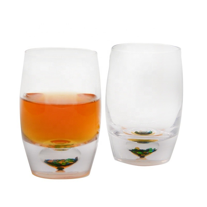 คุณภาพ Heavy Bottom Crystal Whiskey Glasses โรงงาน