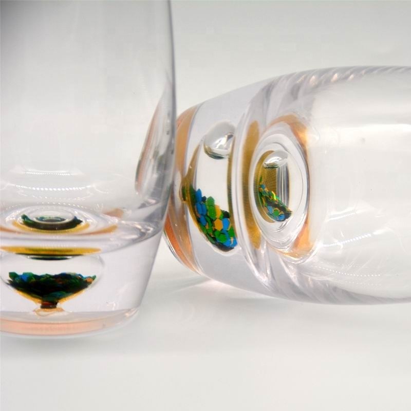 คุณภาพ Heavy Bottom Crystal Whiskey Glasses โรงงาน