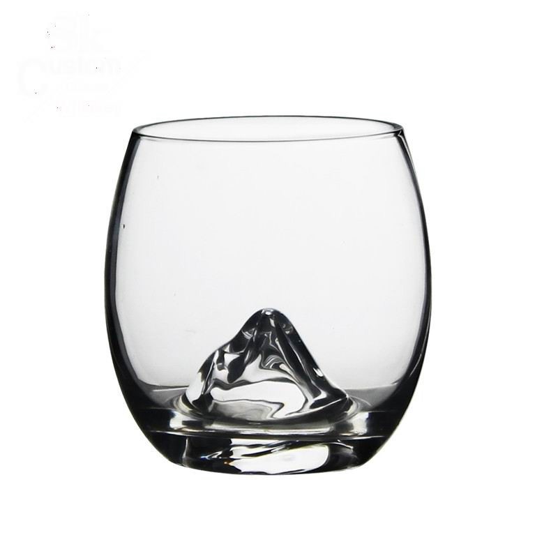 คุณภาพ Lead Free Crystal Ice Hill Bottom Handmade Whiskey Glass โรงงาน