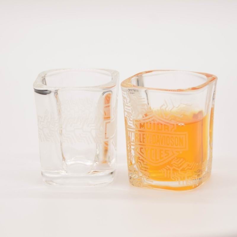 คุณภาพ Brands Logo Square Shot Glasses , Wedding Shot Glasses For Sprit Drinking โรงงาน