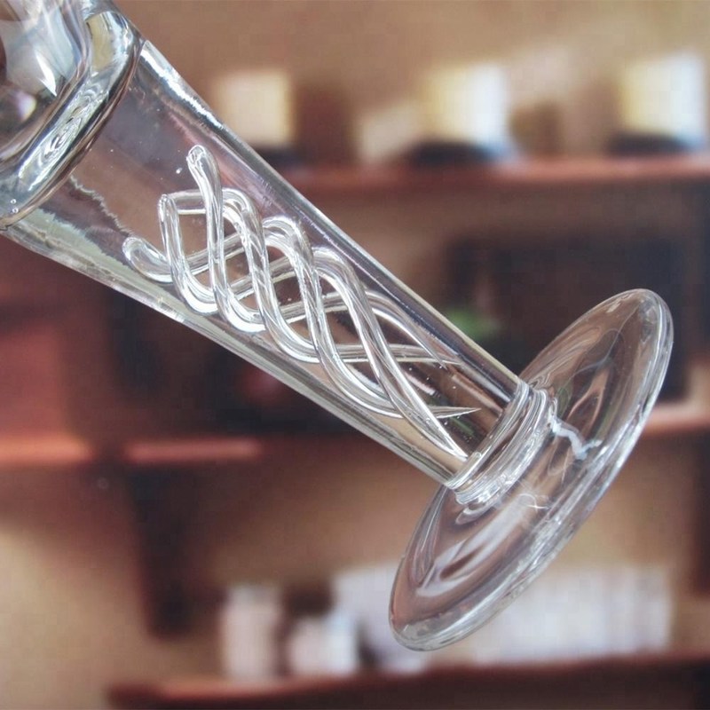 คุณภาพ Handmade Decorative Twisted DNA Stem Custom Shot Glasses โรงงาน