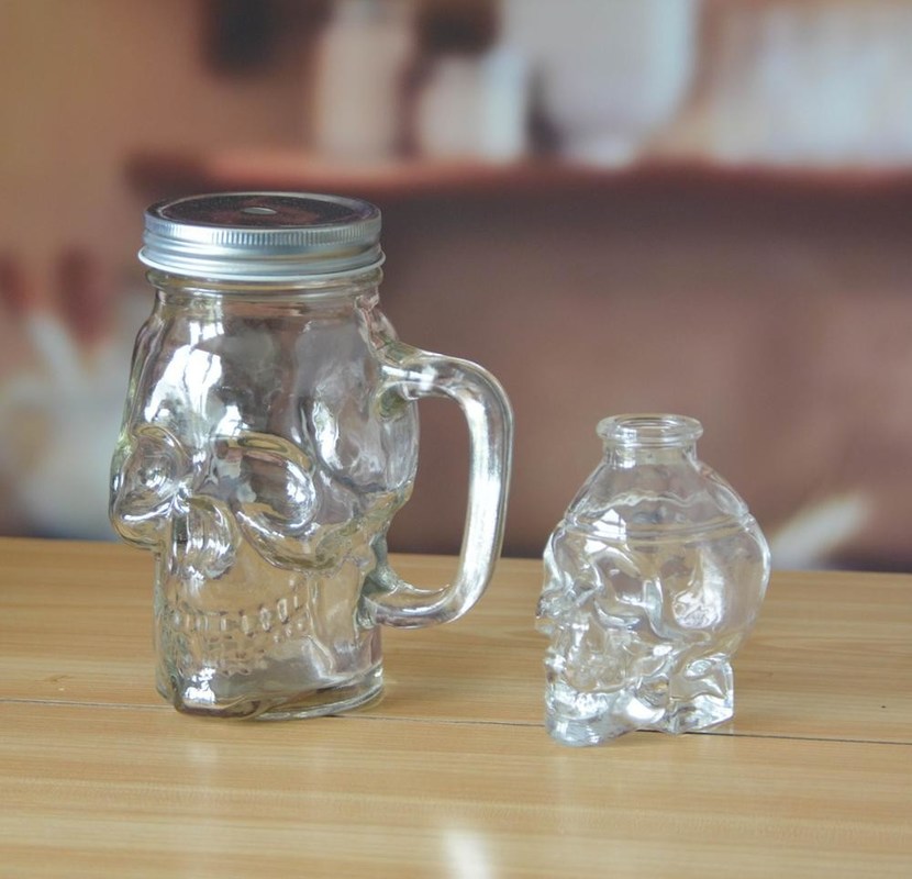 คุณภาพ Customize Skull Shaped Unique Shot Glasses In Crystal Head โรงงาน