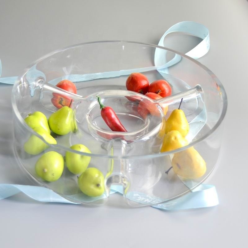 คุณภาพ Handmade Glass Fruit Plate โรงงาน