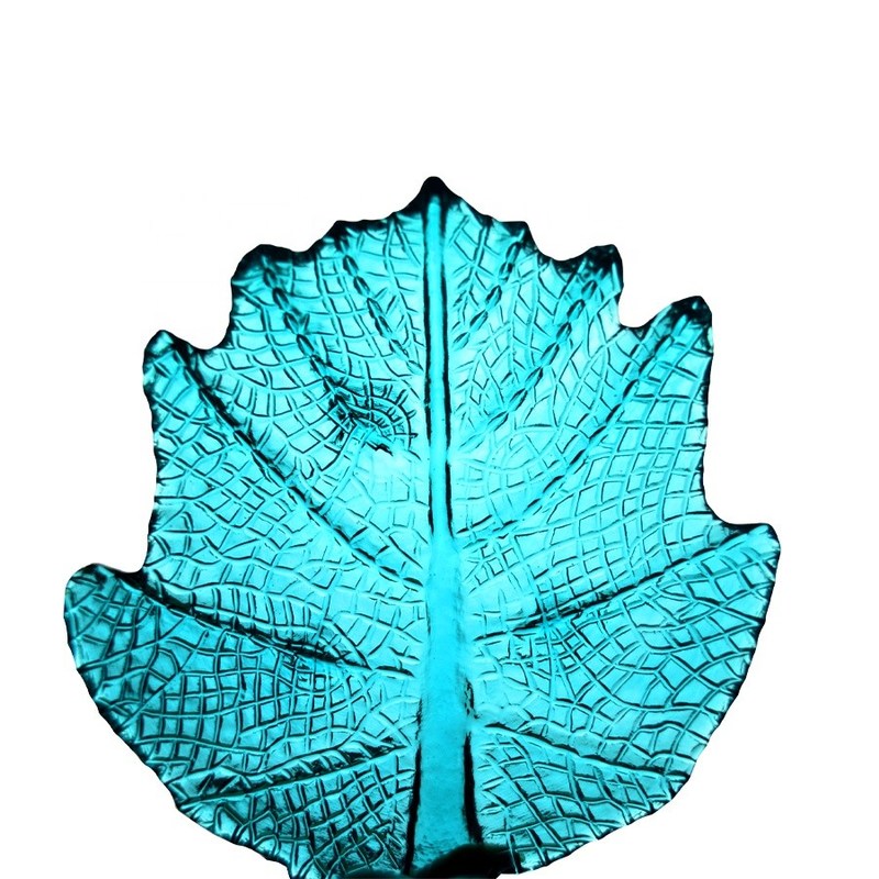 คุณภาพ Maple Leaf Unique Decorative Charger Plates For Snack โรงงาน