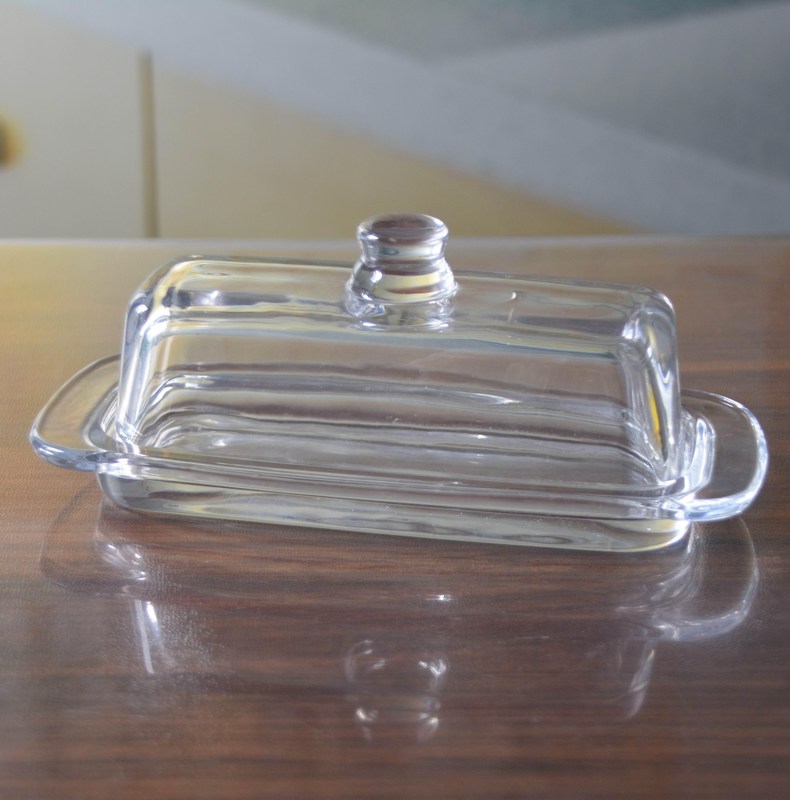 คุณภาพ Rectangle Cake Glass Charger Plates With Cover โรงงาน