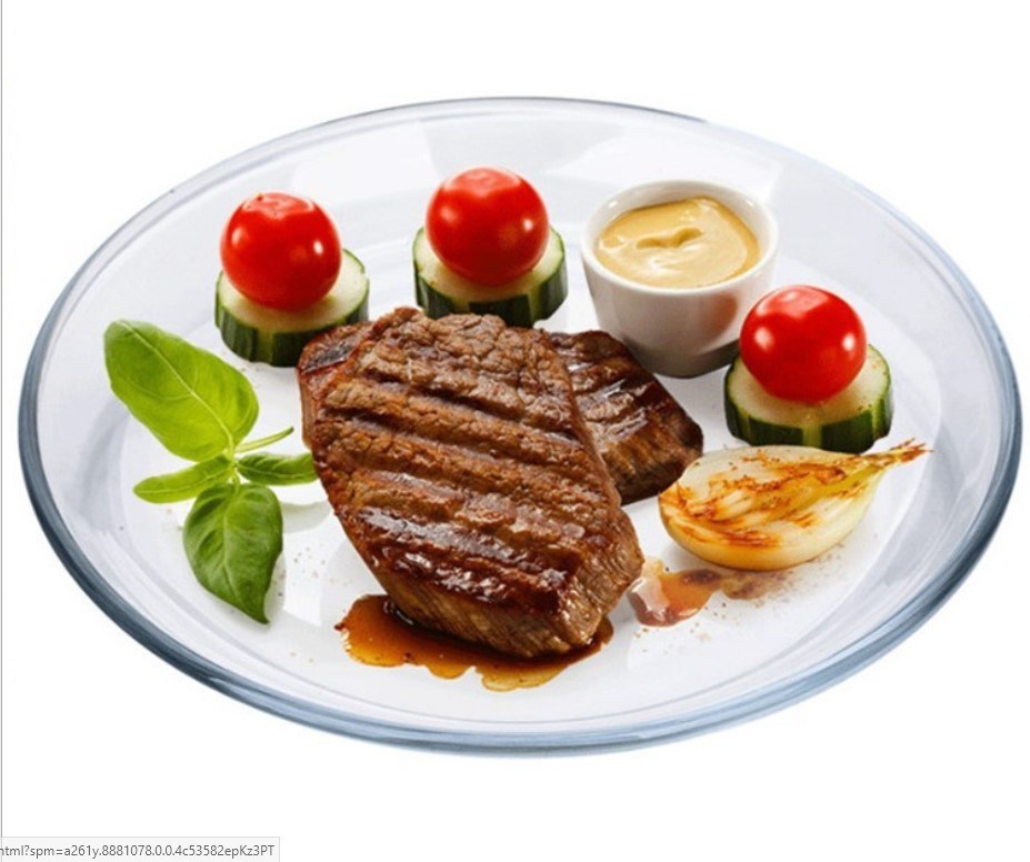 คุณภาพ Heat Resistant Borosilicate Round Charger Plates For Micwave โรงงาน