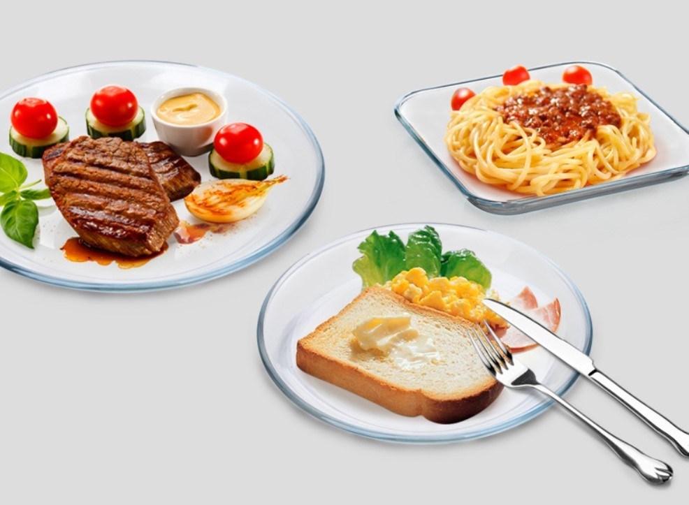 คุณภาพ Heat Resistant Borosilicate Round Charger Plates For Micwave โรงงาน