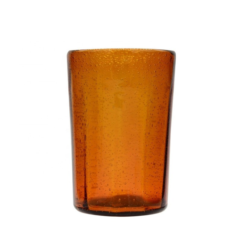 คุณภาพ Round Thicker Wall Mexican Bubble Crystal Cocktail Glasses โรงงาน