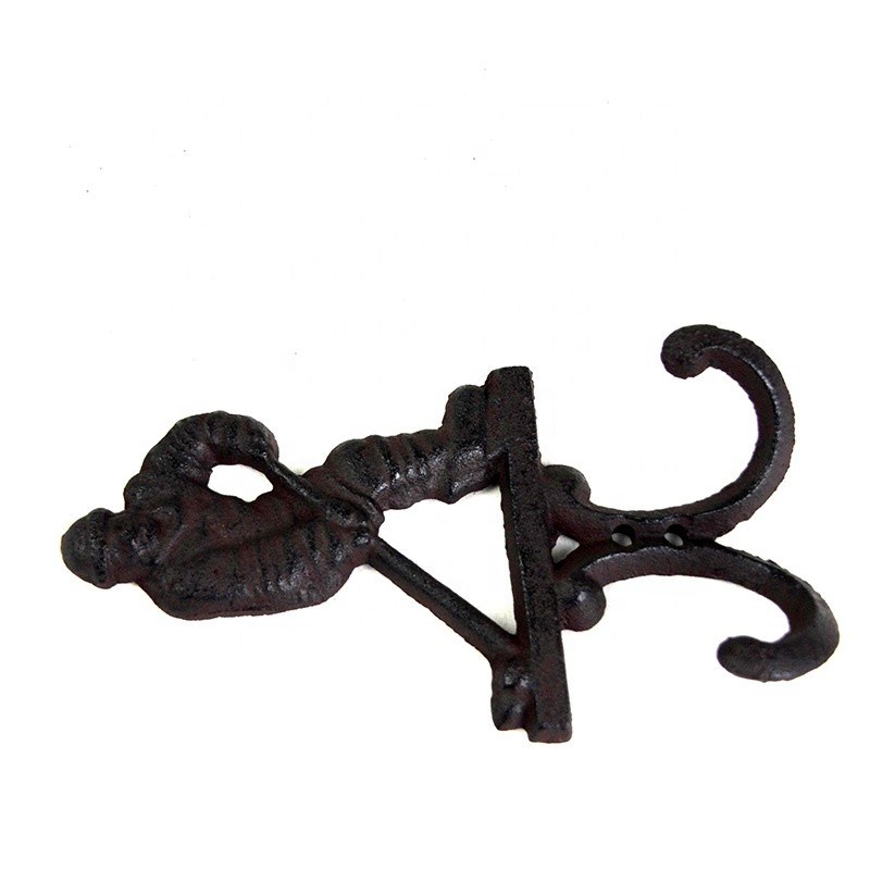 คุณภาพ Ice Hockey Rustic Cast Iron Coat Hooks Cast Iron Crafts โรงงาน