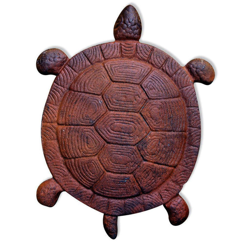 คุณภาพ Turtle Metal Stepping Stone Cast Iron Crafts For Garden โรงงาน