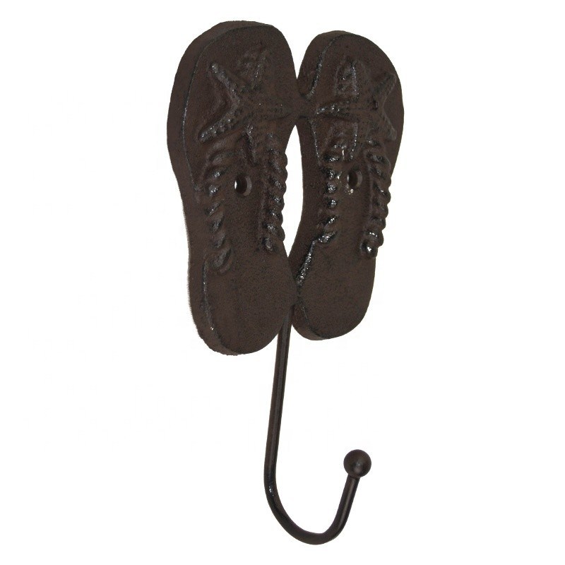 คุณภาพ Home Decoration Wrought Iron Coat Hooks Cast Iron Crafts โรงงาน