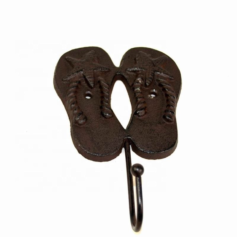 คุณภาพ Home Decoration Wrought Iron Coat Hooks Cast Iron Crafts โรงงาน