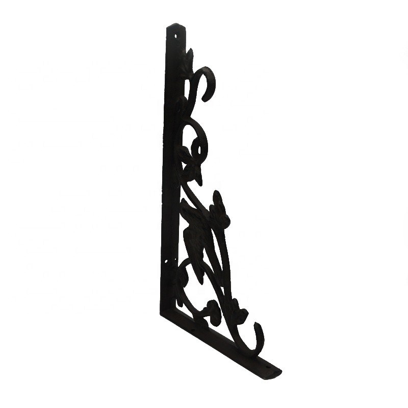 คุณภาพ Vintage Classic Pattern Cast Iron Shelf Bracket For Shop โรงงาน