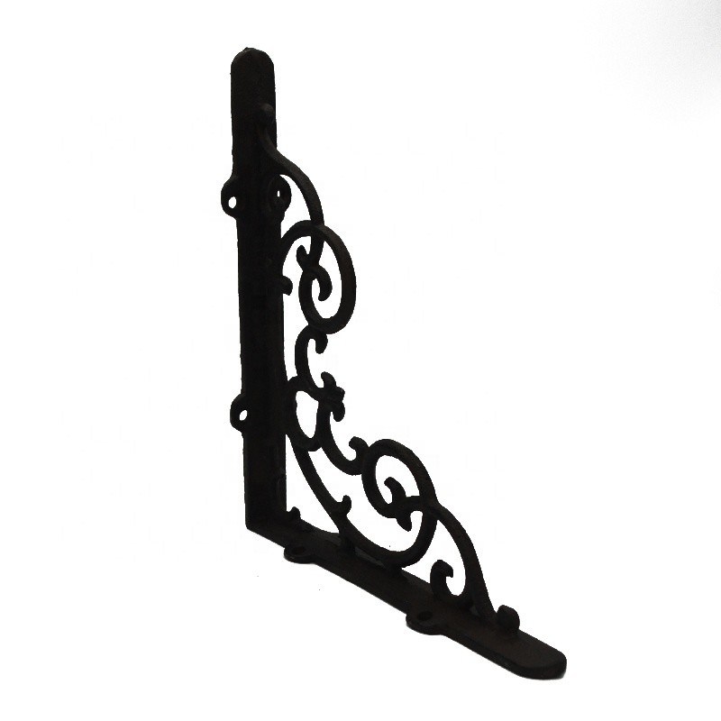 คุณภาพ Vintage Classic Pattern Cast Iron Shelf Bracket For Shop โรงงาน