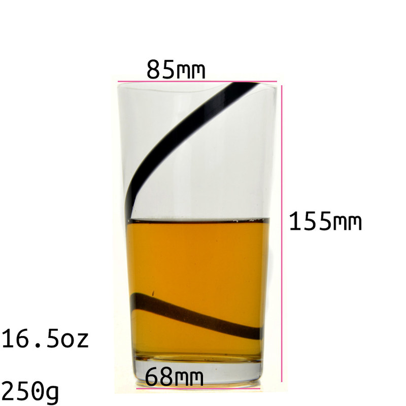 คุณภาพ Solid Color tall Tumbler Drinking Glasses For Home โรงงาน