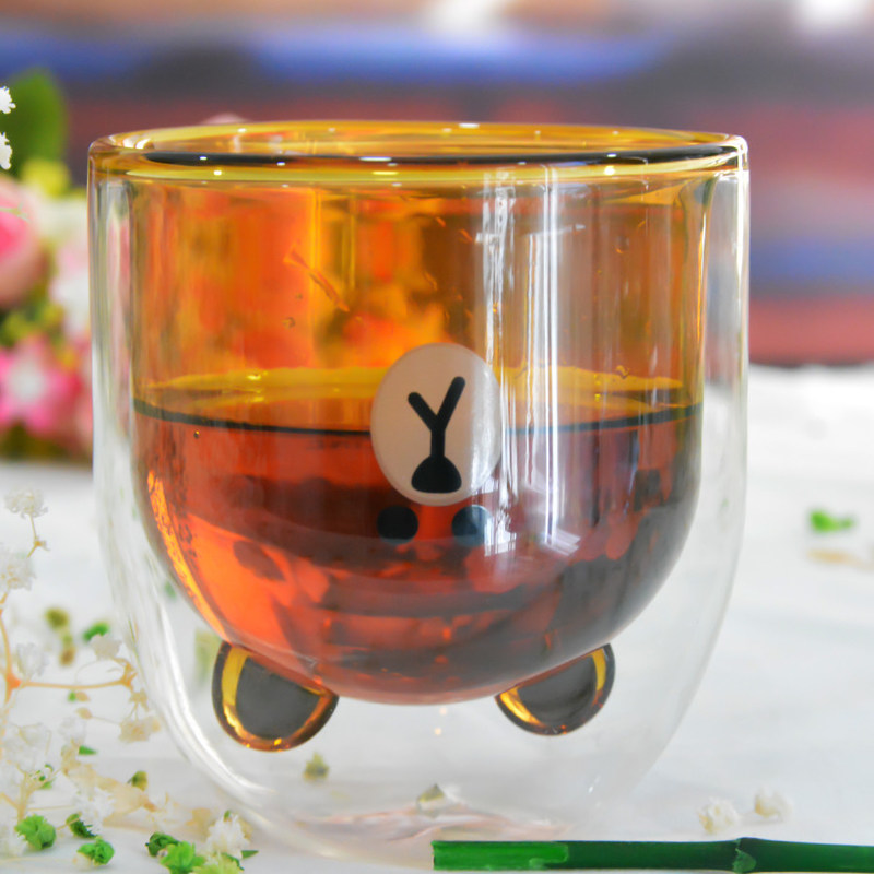 คุณภาพ Pooh Bear Double Walled Wine Tumbler โรงงาน