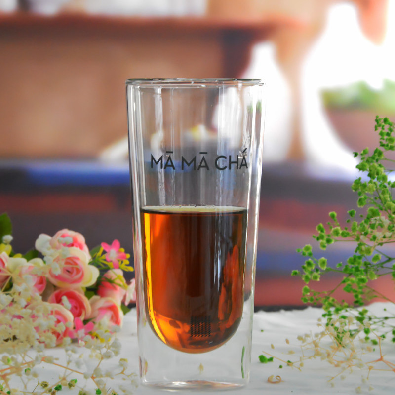 คุณภาพ Double Wall Heat Resistant Round Tall Tumbler Glass โรงงาน