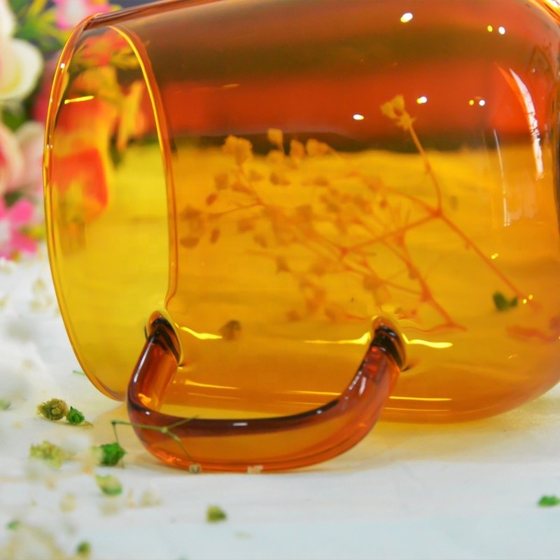 คุณภาพ Colored High Borosilicate Tumbler Drinking Glasses โรงงาน