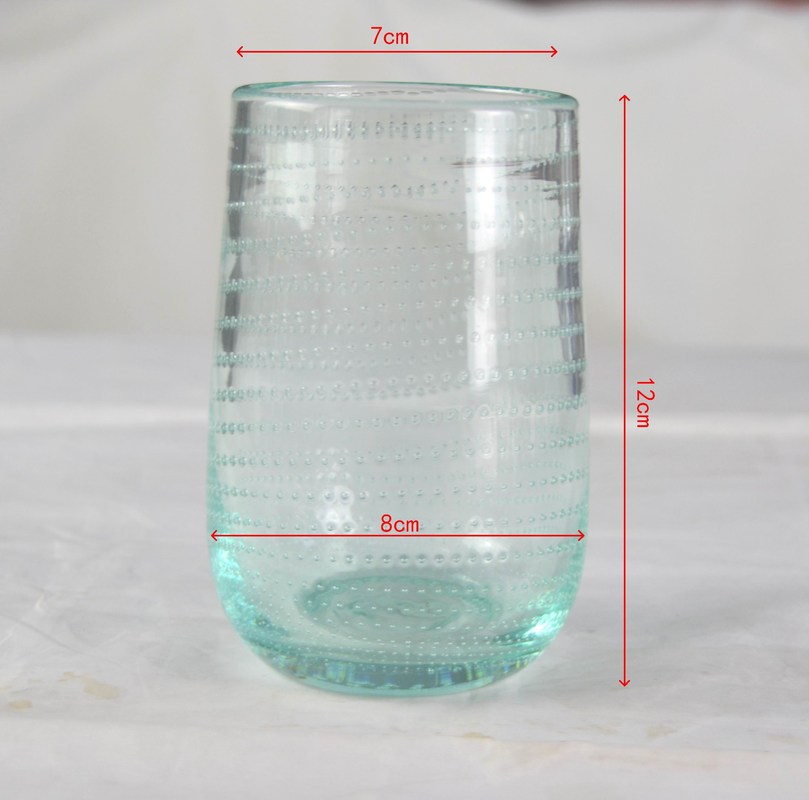 คุณภาพ Spiral Bubbles Tumbler Drinking Glasses โรงงาน