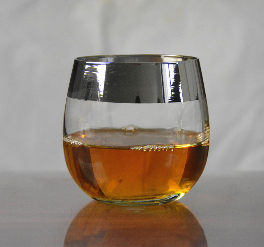 คุณภาพ Silver Rim Ion Plated Platinum Tumbler Drinking Glasses โรงงาน