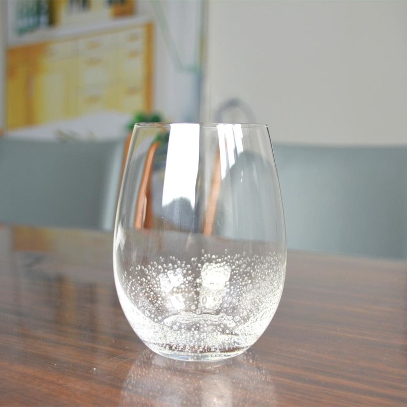 คุณภาพ 500ml Transparent Stemless Whiskey Tumbler Glasses , Wine Glass Tumbler โรงงาน
