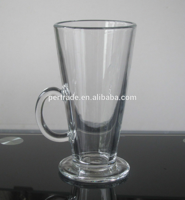 คุณภาพ Irish Style Machine Made Crystal Whisky Tumblers With Handle โรงงาน