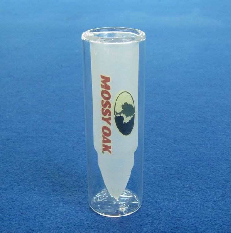 คุณภาพ Bullet Shaped Double Wall 45ml Unique Shot Glasses โรงงาน