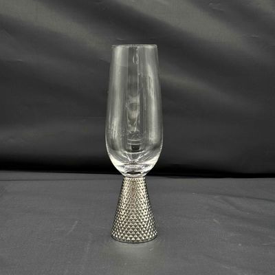 คุณภาพ Electroplate Diamond Base Wine Glass Set โรงงาน