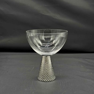 คุณภาพ Electroplate Diamond Base Wine Glass Set โรงงาน