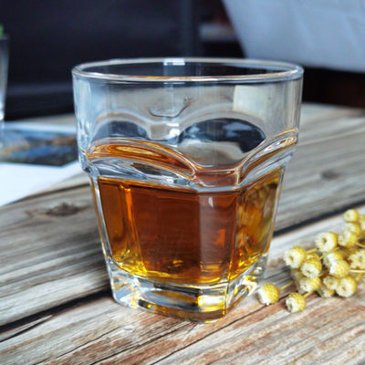 คุณภาพ Transparent Square Bottom 10 Oz Whiskey Glasses For Home โรงงาน