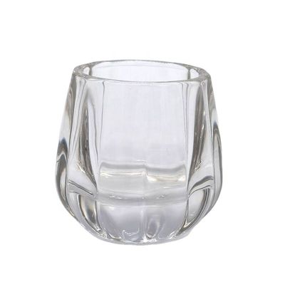 คุณภาพ Pumpkin Shaped Embossed Glass Candle Holders For Tealight โรงงาน