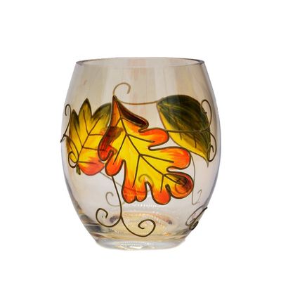 คุณภาพ Egg Shaped Beautiful Color Glass Cylinder Candle Holders , Glass Votive Candle Holders โรงงาน