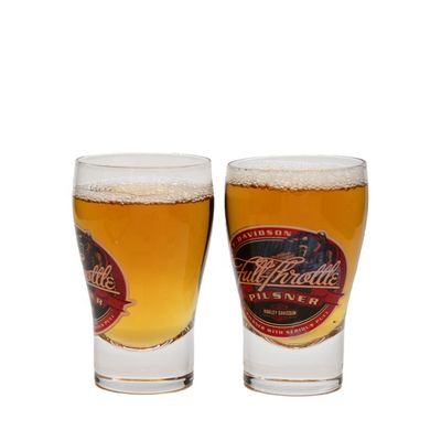 คุณภาพ Handmade 5oz Craft Beer Tasting Kit , Craft Beer Glasses Set With Wooden Paddle โรงงาน