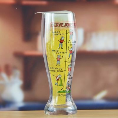 คุณภาพ Decorative 55oz SGS Certificate Craft Beer Glasses โรงงาน