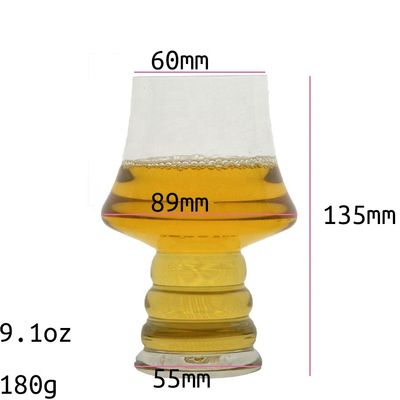คุณภาพ 320ml Handblown Customize Craft Beer Glasses โรงงาน