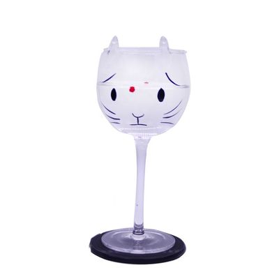 คุณภาพ Cat Shaped 400ml Crystal Balloon 14 Oz Wine Glasses โรงงาน